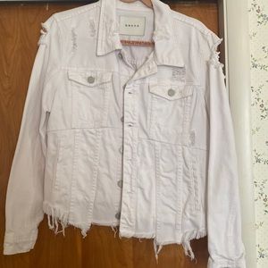 White BLANKNYC denim jacket